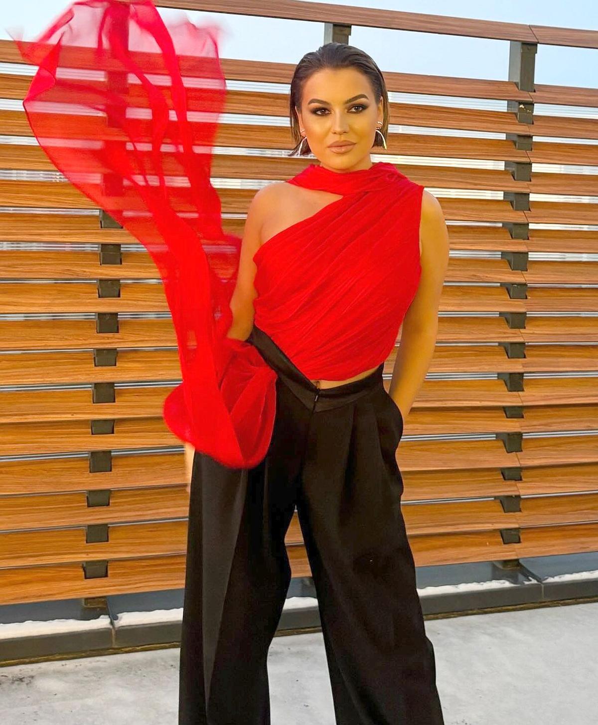 Romina Gingașu, soția lui Piero Ferrari, apariție la TV. Foto: Instagram