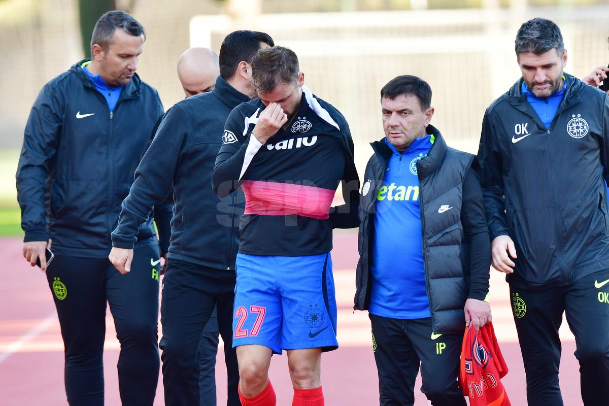 Darius Olaru a ieșit accidentat în meciul cu Hamburg