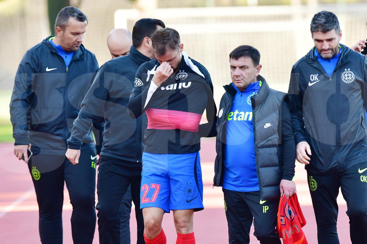 Darius Olaru a ieșit accidentat în meciul cu Hamburg