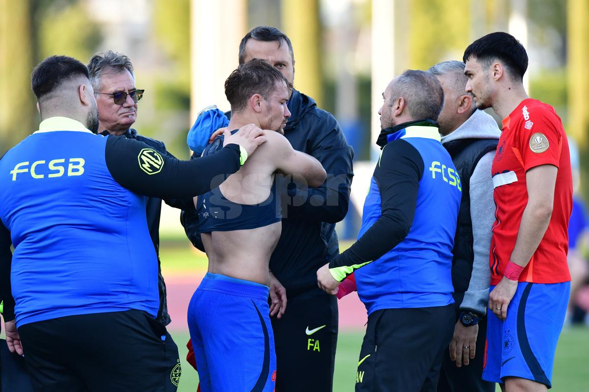 Darius Olaru a ieșit accidentat în meciul cu Hamburg