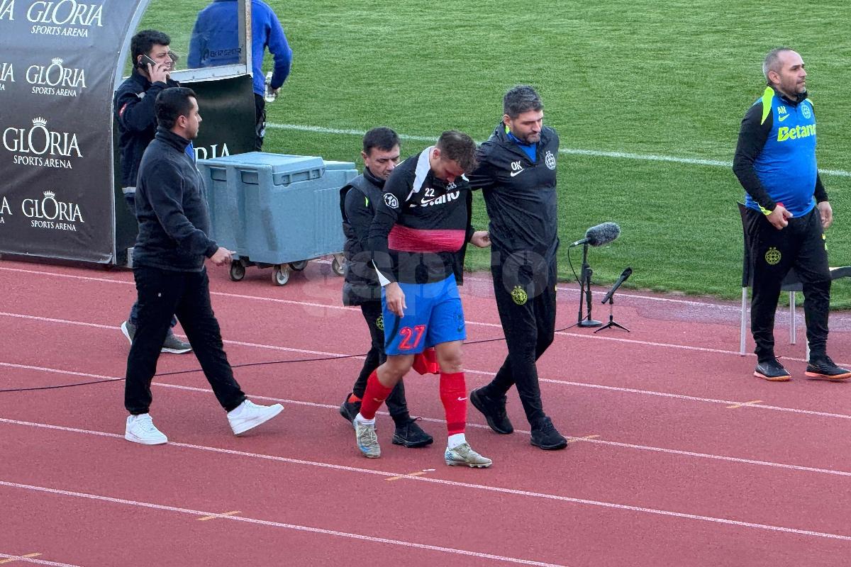 Darius Olaru a ieșit accidentat în meciul cu Hamburg
