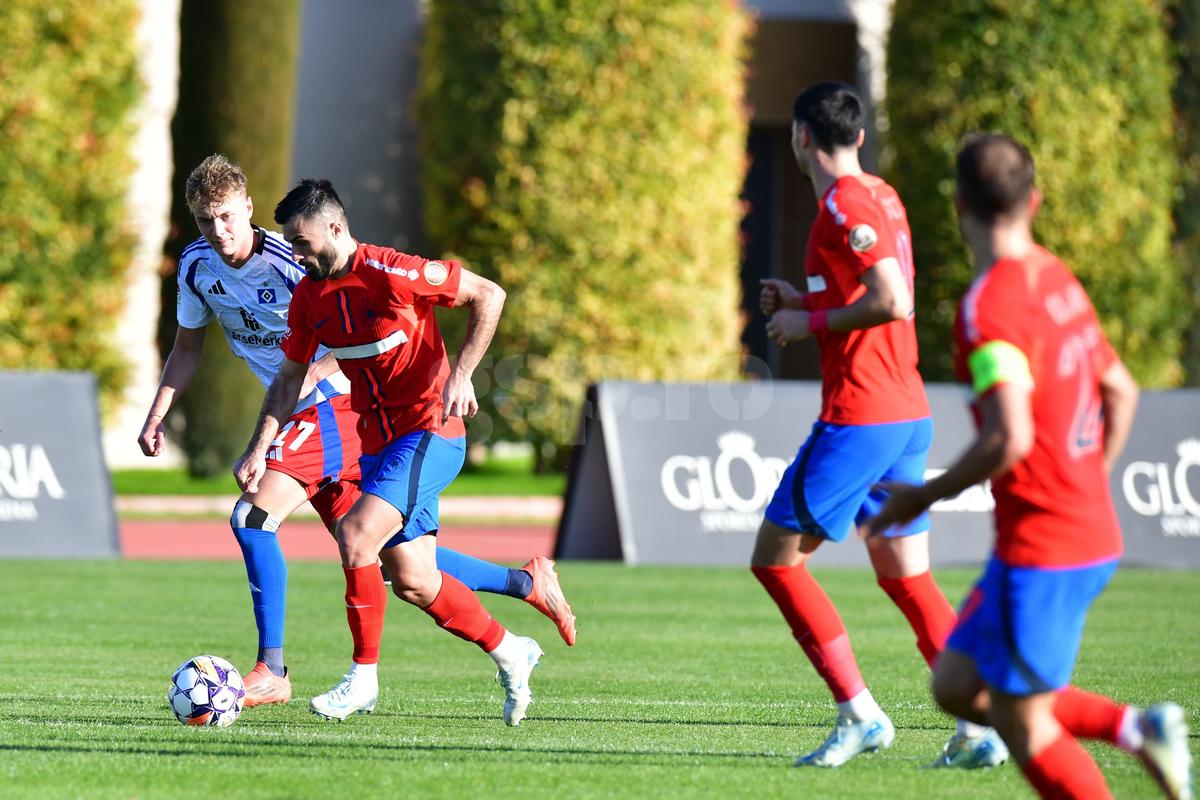 FCSB - Hamburg 2-1 » Victorie, dar cu ce preț? Campioana se impune în primul amical din Turcia, dar tremură pentru Olaru
