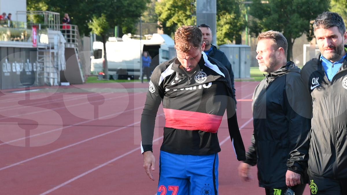 Darius Olaru a ieșit accidentat în meciul cu Hamburg