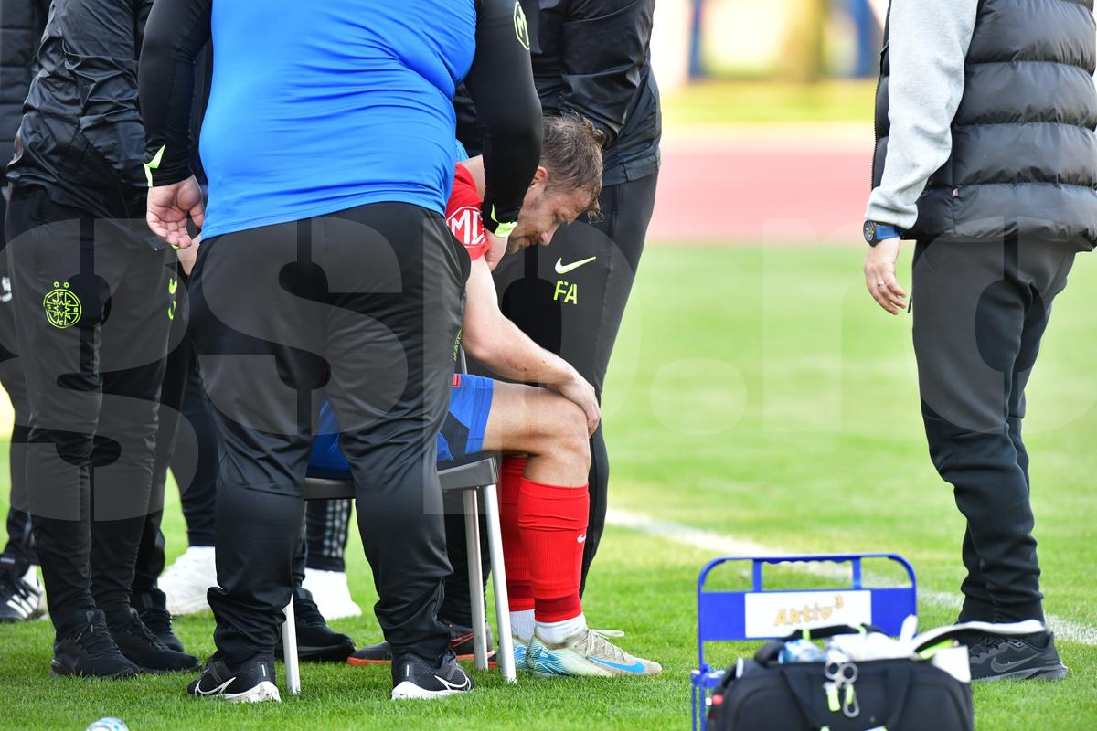 Darius Olaru a ieșit accidentat în meciul cu Hamburg