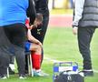 Darius Olaru a ieșit accidentat în meciul cu Hamburg/ Foto: GSP