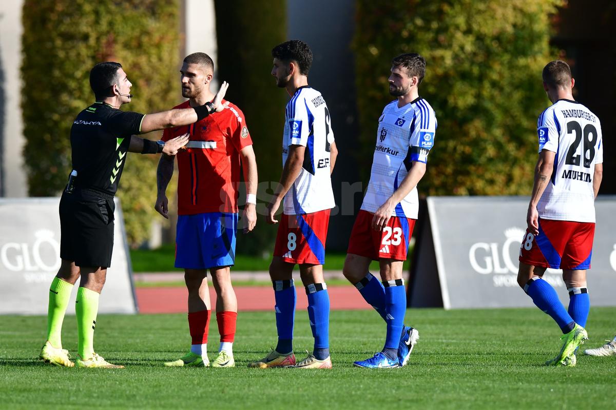 FCSB - Hamburg 2-1 » Victorie, dar cu ce preț? Campioana se impune în primul amical din Turcia, dar tremură pentru Olaru