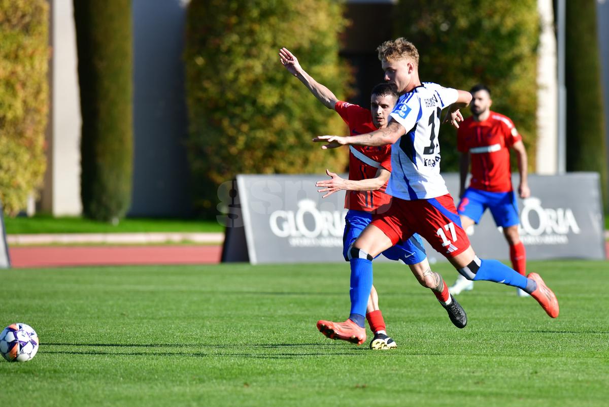 FCSB - Hamburg 2-1 » Victorie, dar cu ce preț? Campioana se impune în primul amical din Turcia, dar tremură pentru Olaru