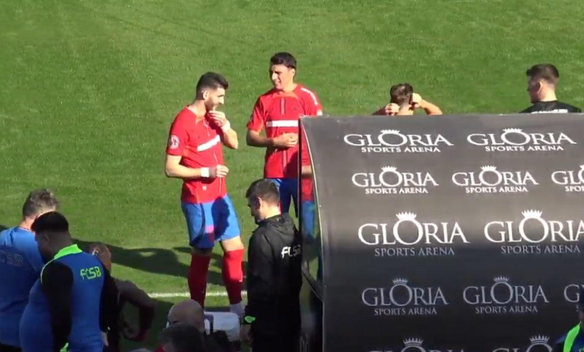 De ce a fost sponsorul FCSB-ului acoperit la meciul amical cu Hamburg + A debutat cu banderola pe braț