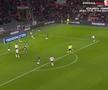 Dennis Man, pasă de gol în PSV - Excelsior // FOTO: captură Prima Sport