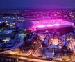Stadionul lui Birmingham FC a iluminat orașul în roz / foto: X Birmingham City FC