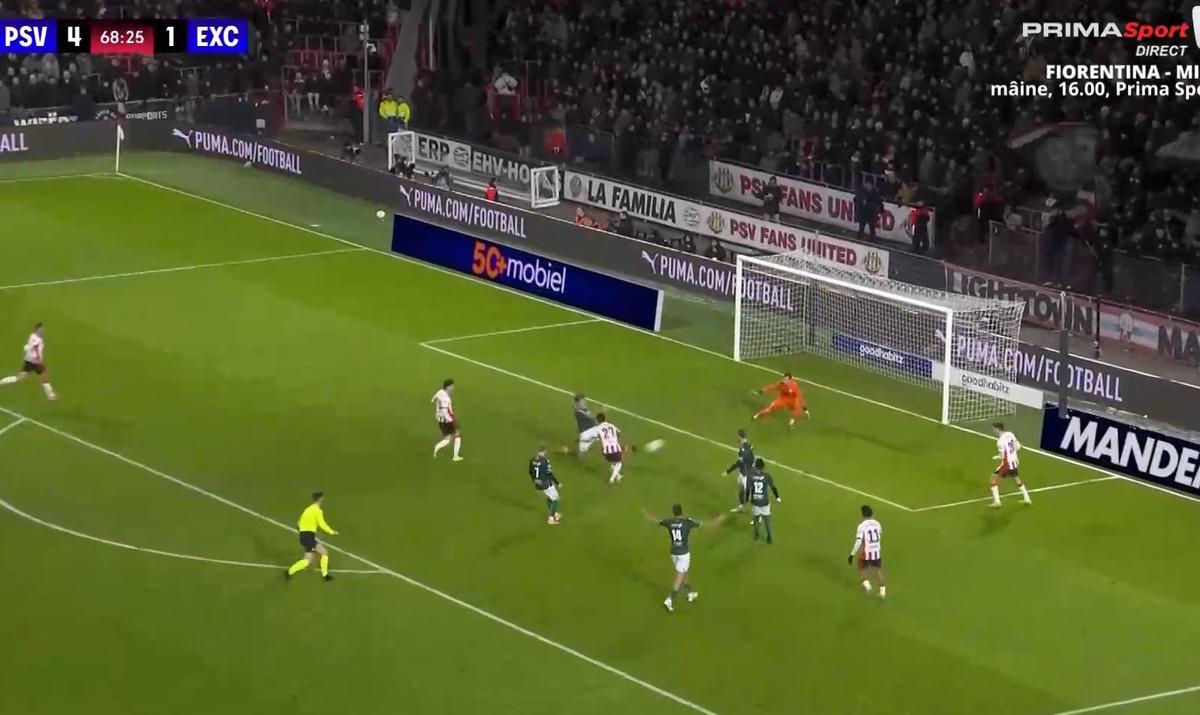 Dennis Man începe 2026 în forță! Gol și pasă decisivă, PSV și-a DEMOLAT adversara