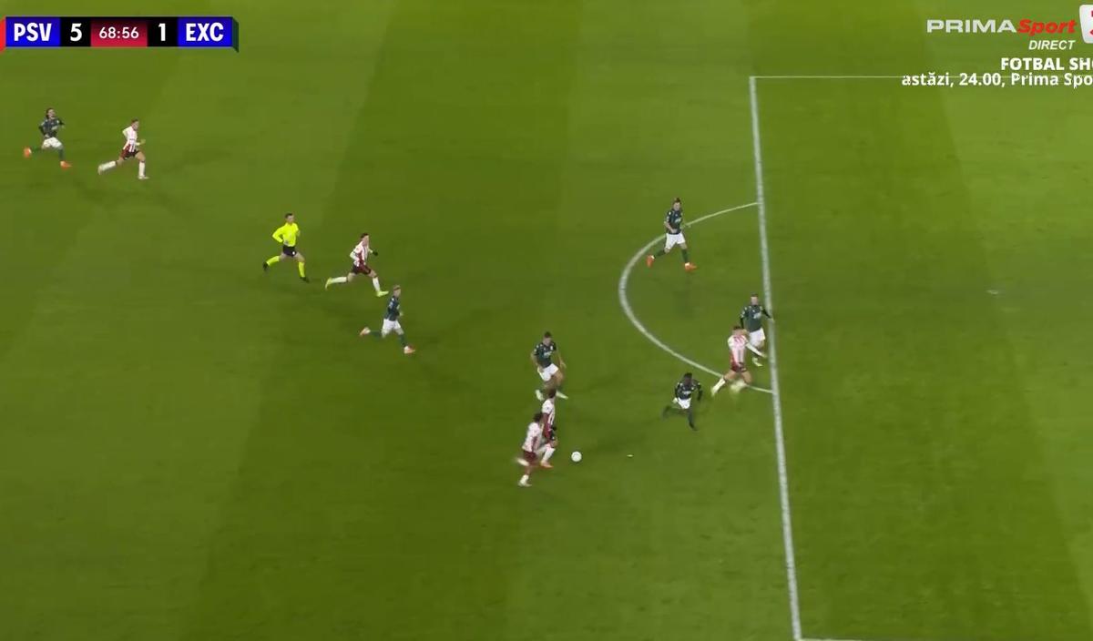 Dennis Man, gol în PSV - Excelsior