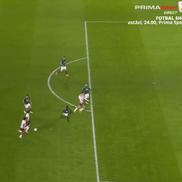 Dennis Man, gol în PSV - Excelsior // FOTO: captură Prima Sport