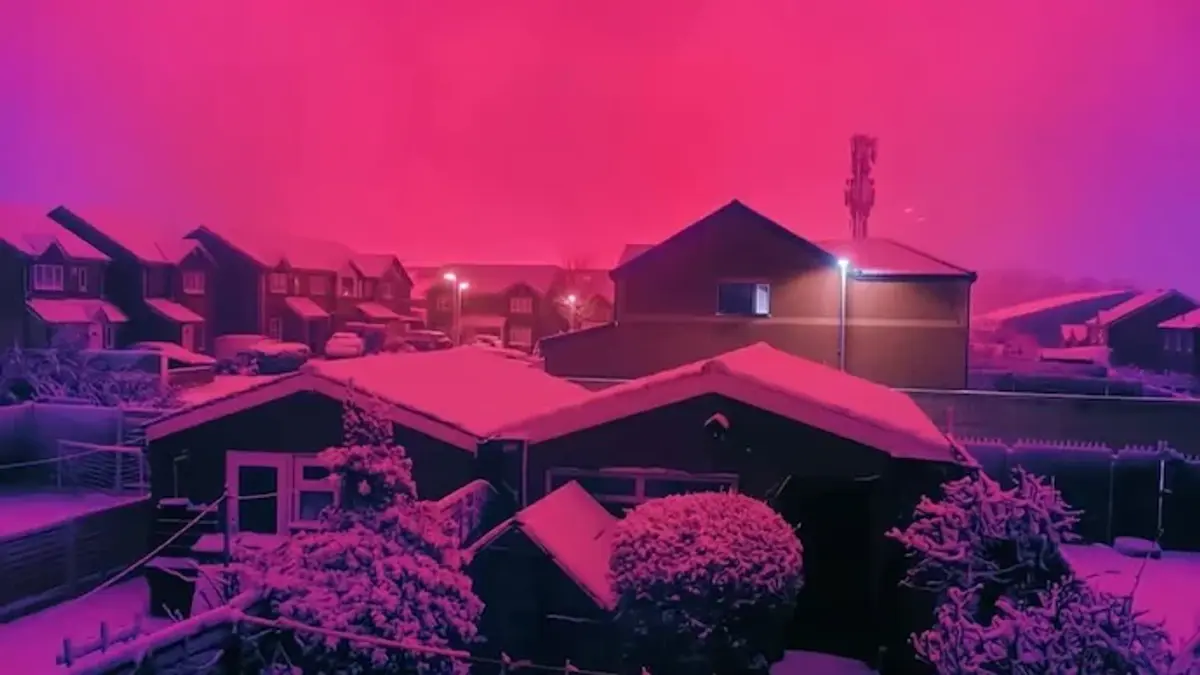 Misterul luminilor roz din Birmingham a fost elucidat