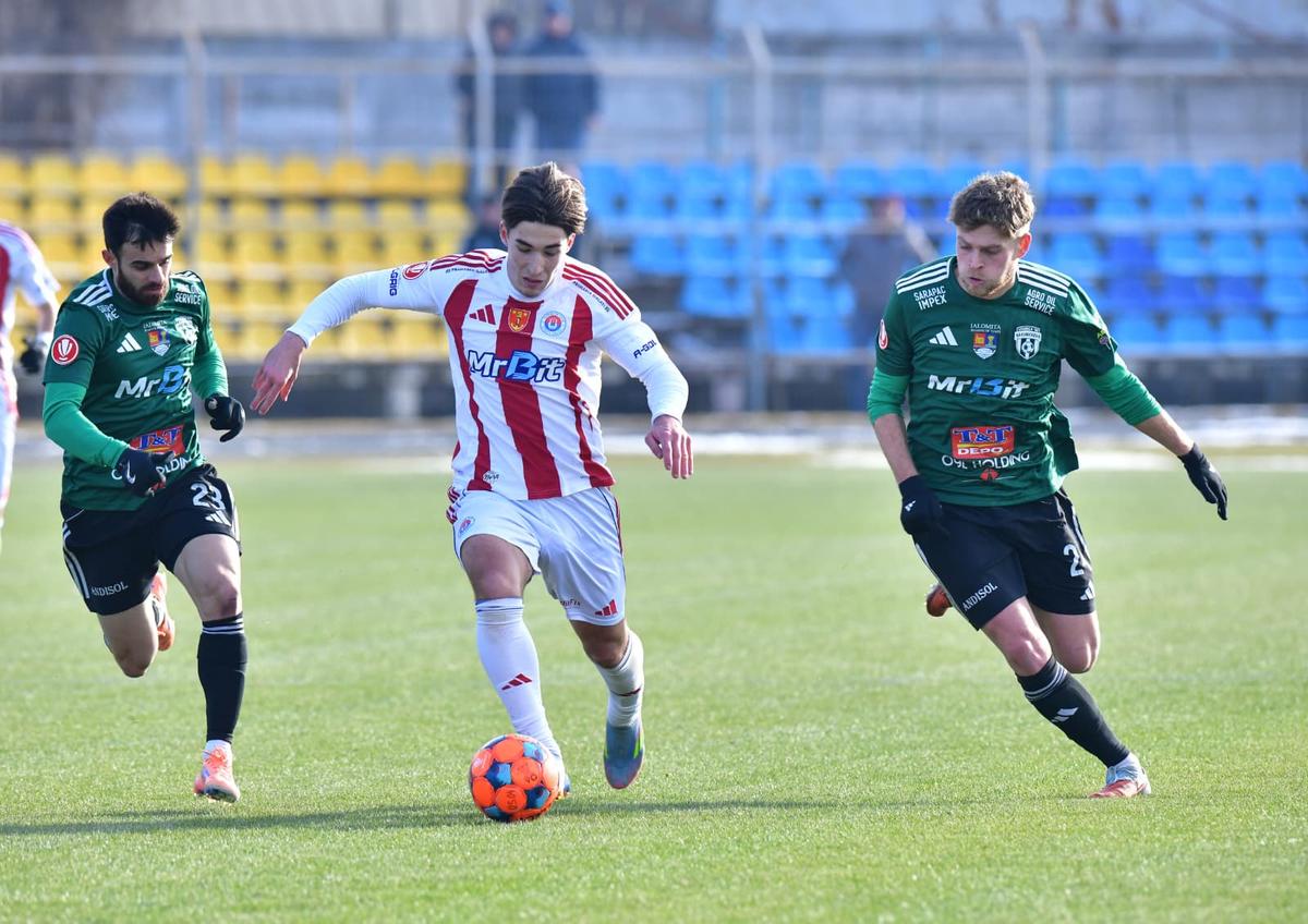 A revenit pe teren după 4 luni în care s-a luptat cu depresia, în primul meci jucat de Slobozia pe stadionul modernizat