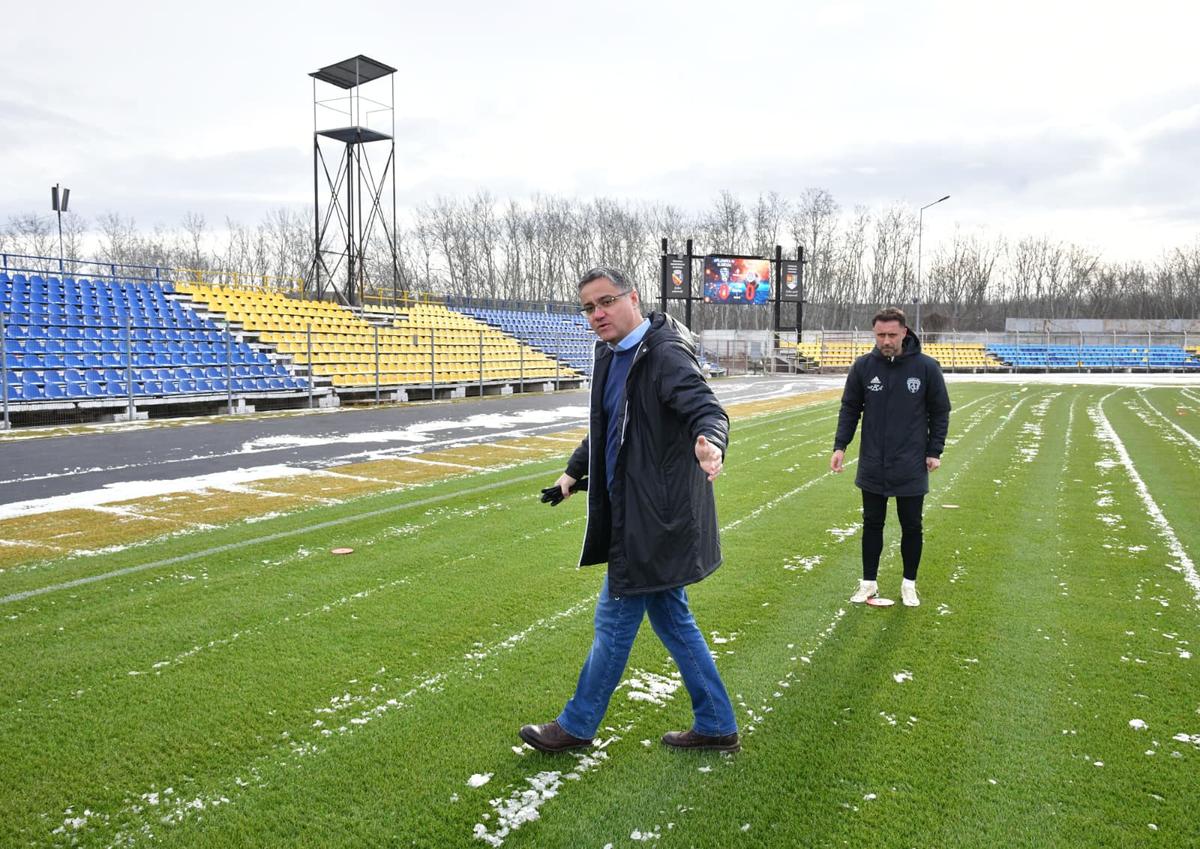 Noul stadion de la Slobozia // foto: Cristi Preda și Andrei Furnigă (GSP.ro)