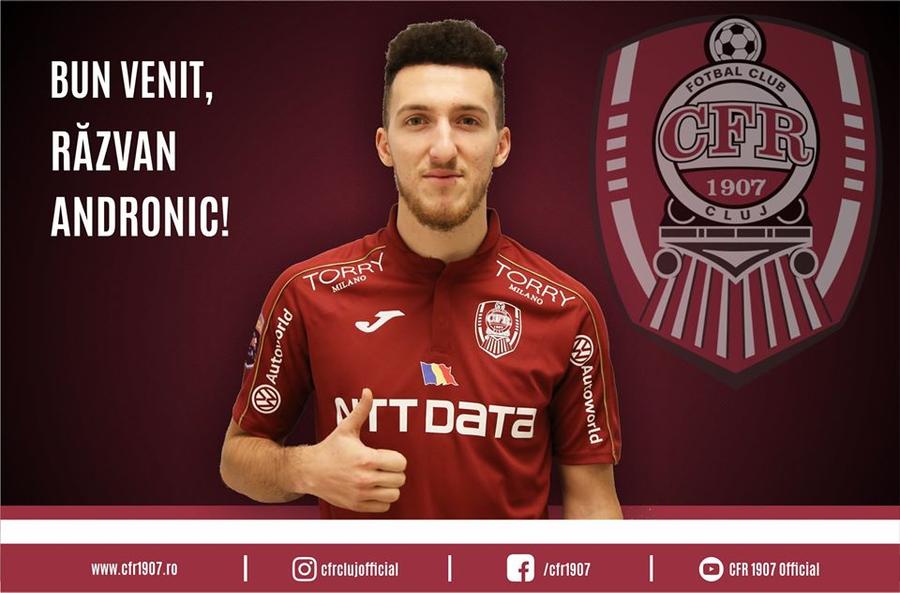 CFR Cluj l-a prezentat pe Răzvan Andronic! Dan Petrescu l-a adus pe omul care a răpus-o pe FCSB