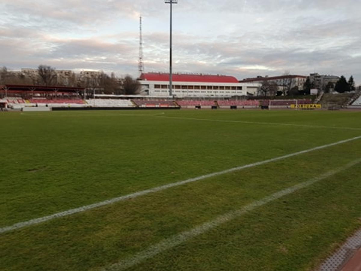 FOTO. Cum arată terenul înainte de Dinamo - FCSB » GSP a inspectat gazonul din Ștefan cel Mare