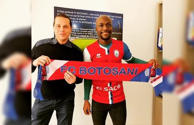 Ulrich Meleke a semnat cu FC Botoșani! E căpitanul U21 al naționalei Coastei de Fildeș