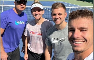 Halep, prima imagine cu partenerul de la Academia Mourtatoglou » Cine e Arnaud Restifo