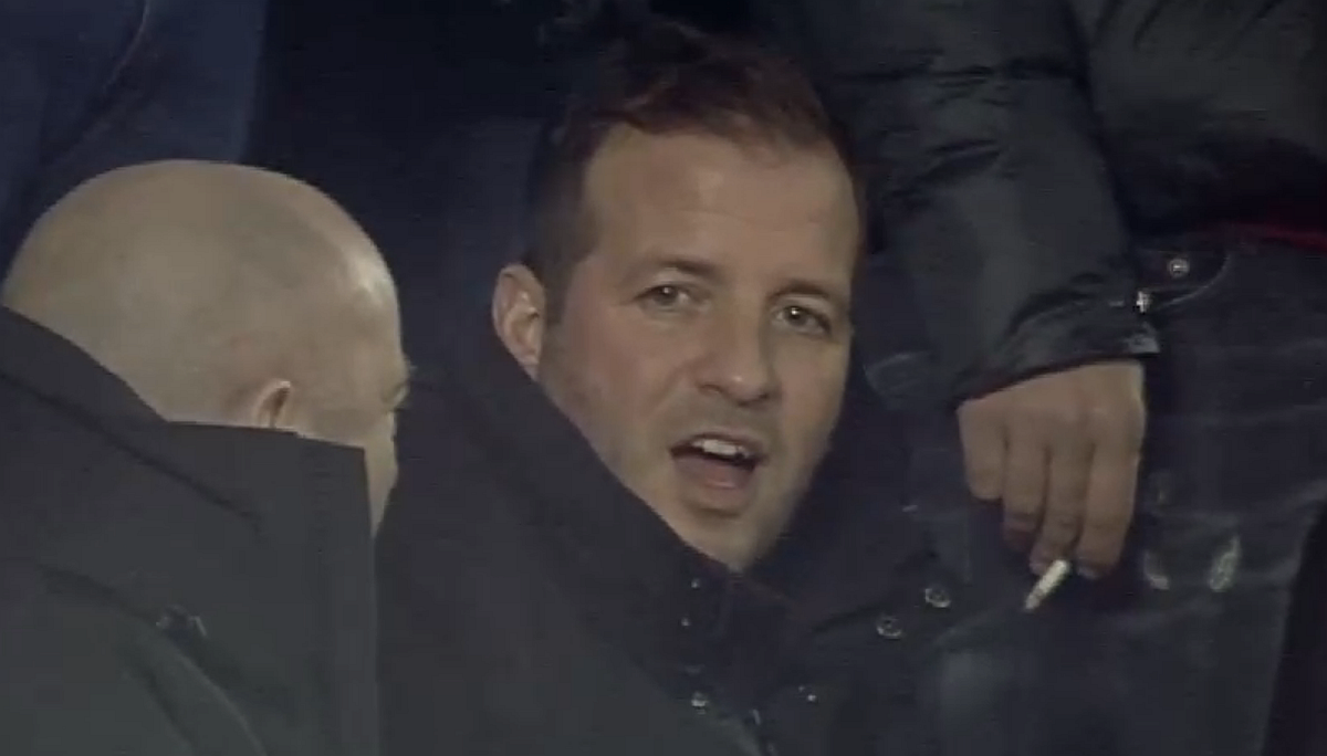 „Vreau să văd și niște fotbal” » Van der Vaart, spectator de lux la Rapid - FCU Craiova