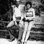 Alături de soția sa, în București, în 1972, foto: Arhiva personală