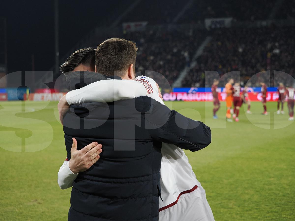 Cele mai spectaculoase imagini din CFR Cluj - Rapid, 10 februarie 2024