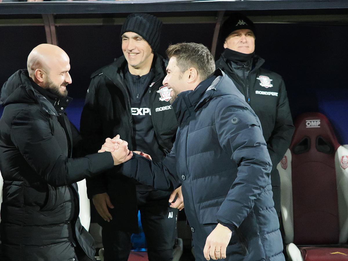 Ce au făcut Mutu și Bergodi înainte de CFR Cluj - Rapid