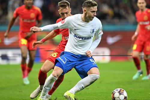 Gigi Becali, patronul de la FCSB, și-a manifestat interesul de a-l transfera pe Louis Munteanu (21 de ani). Declarațiile acestuia au ajuns până în presa italiană. foto: Imago Images