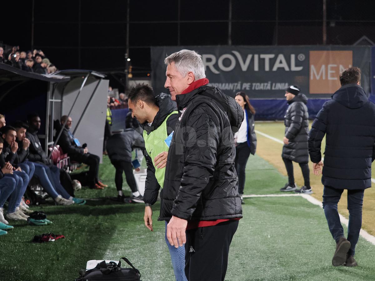 Fotbalistul dorit de Mutu la CFR Cluj, în tribune la înfrângerea cu Rapid » Cum l-au surprins reporterii GSP