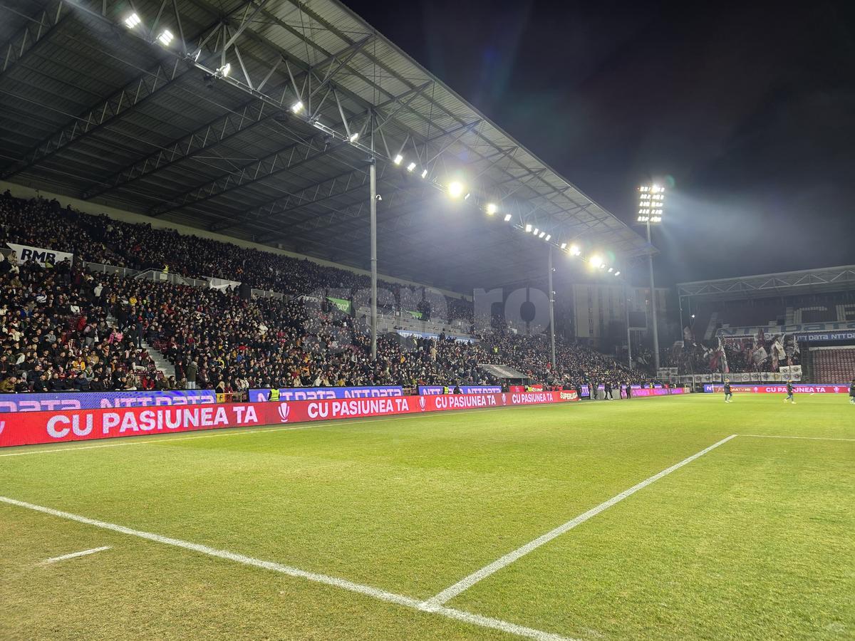Fotbalistul dorit de Mutu la CFR Cluj, în tribune la înfrângerea cu Rapid » Cum l-au surprins reporterii GSP