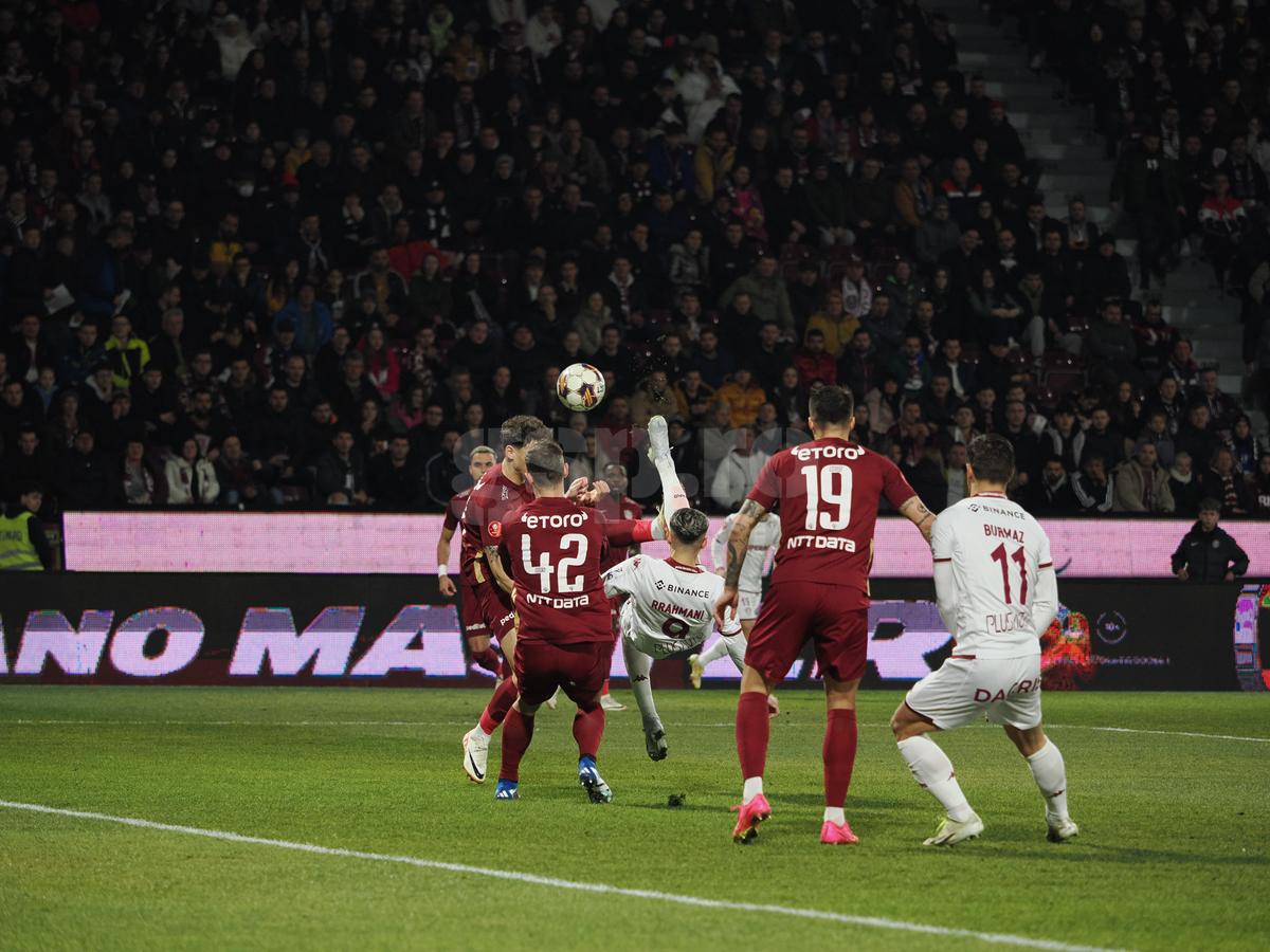 Cele mai spectaculoase imagini din CFR Cluj - Rapid, 10 februarie 2024