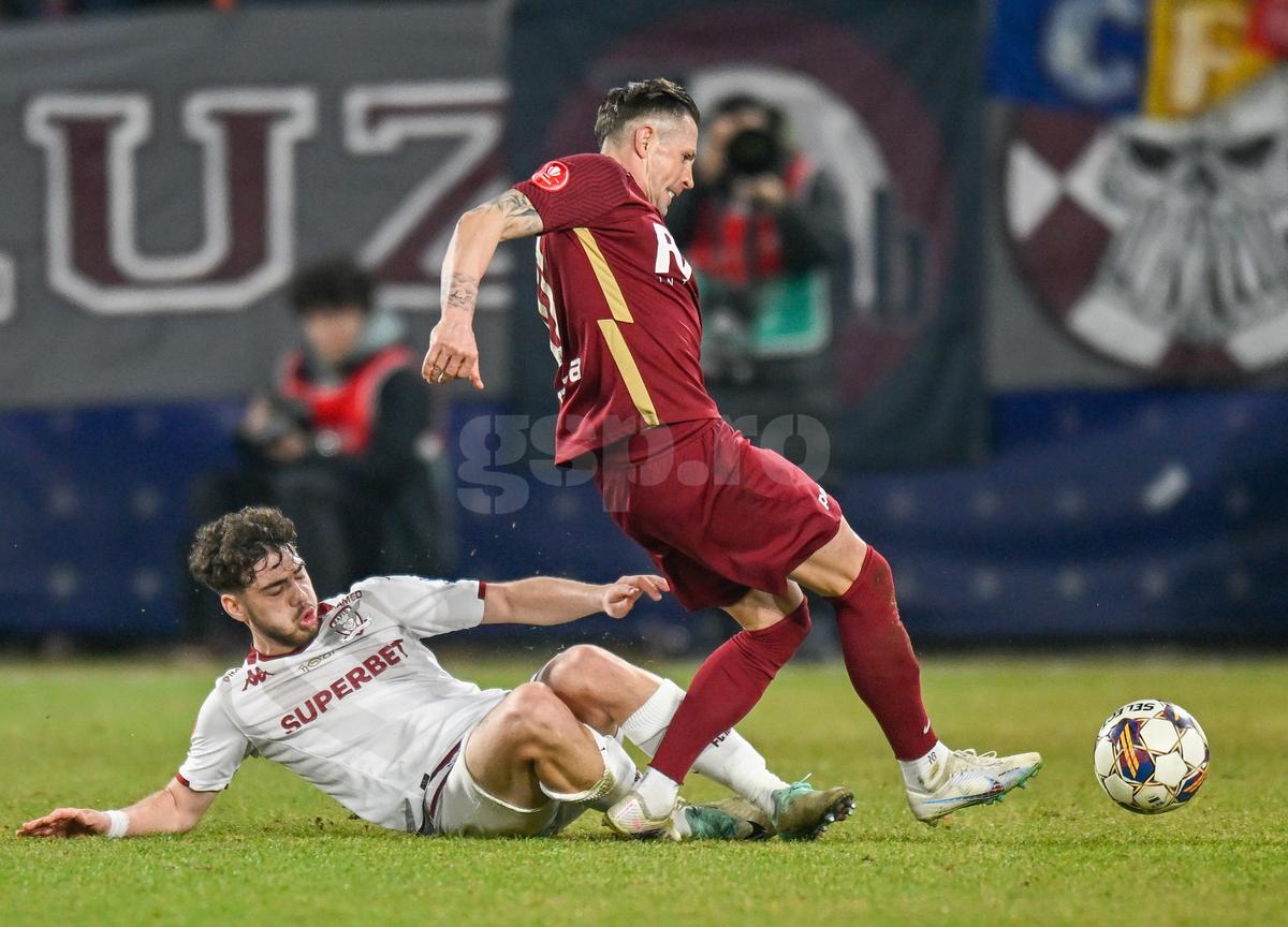 Cele mai spectaculoase imagini din CFR Cluj - Rapid, 10 februarie 2024