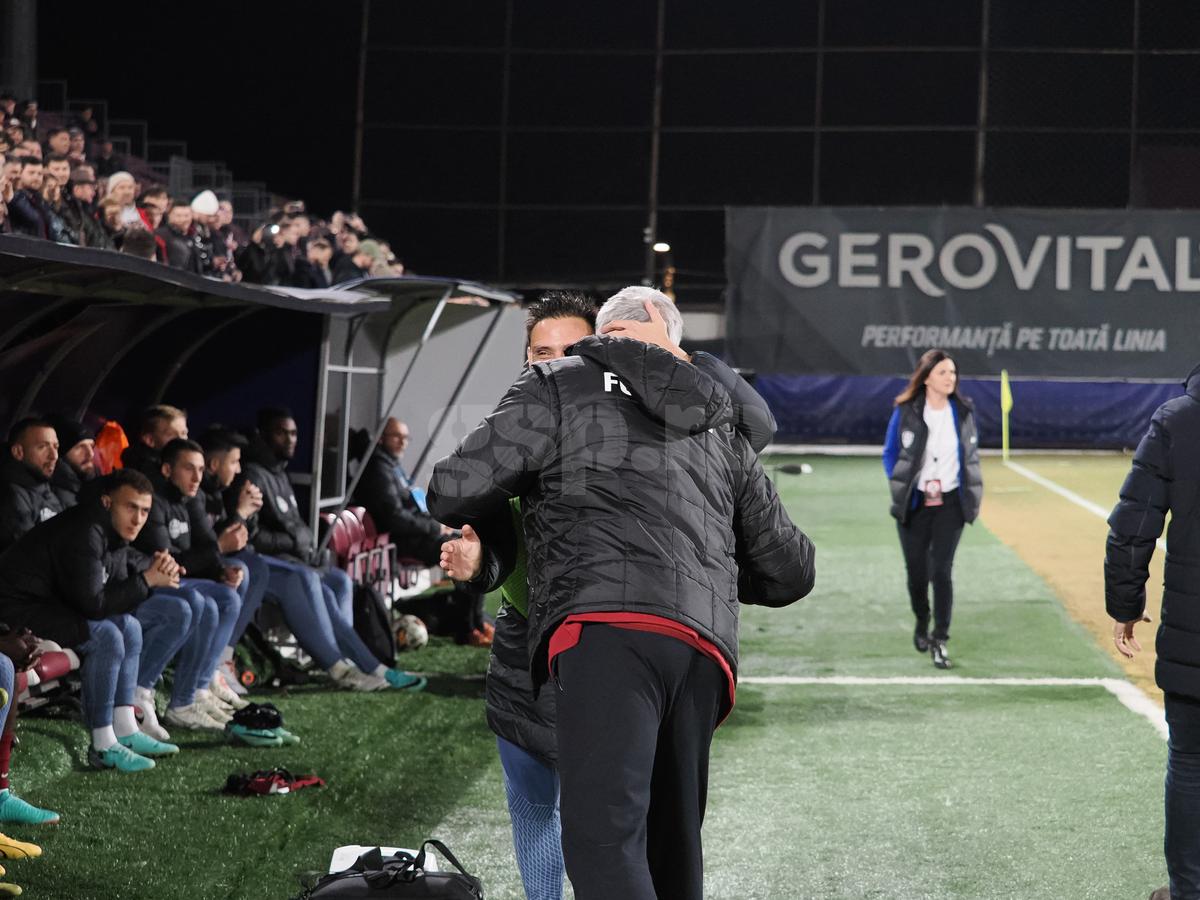 Fotbalistul dorit de Mutu la CFR Cluj, în tribune la înfrângerea cu Rapid » Cum l-au surprins reporterii GSP