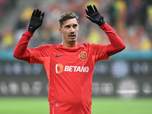 David Miculescu este anunțat titular ca atacant central în FCSB - Sepsi. Foto: Imago