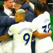 Radu Drăgușin, explozie de bucurie după Tottenham - Brighton 2-1