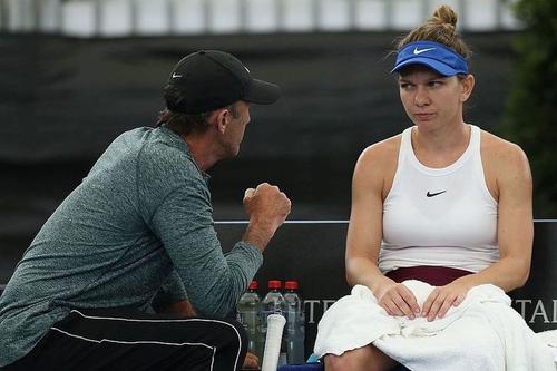 Simona Halep și Darren Cahill