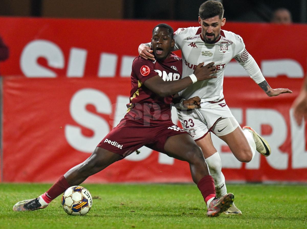 Fotbalistul dorit de Mutu la CFR Cluj, în tribune la înfrângerea cu Rapid » Cum l-au surprins reporterii GSP