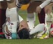 Lovitură pentru Rapid! Săpunaru, accidentat după două dueluri tăioase cu același adversar
