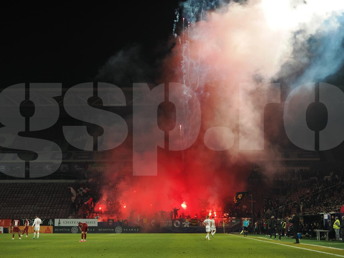 Cele mai spectaculoase imagini din CFR Cluj - Rapid, 10 februarie 2024