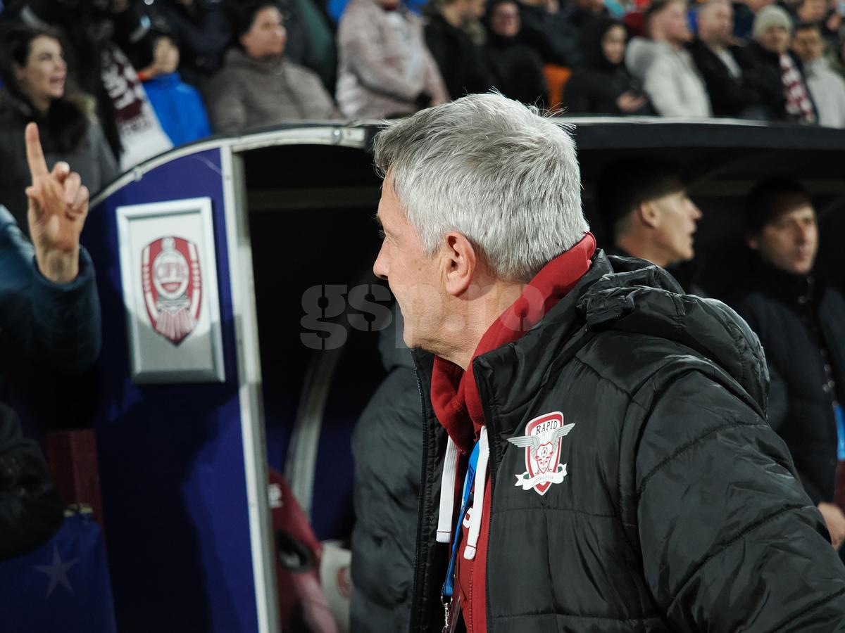 Fotbalistul dorit de Mutu la CFR Cluj, în tribune la înfrângerea cu Rapid » Cum l-au surprins reporterii GSP