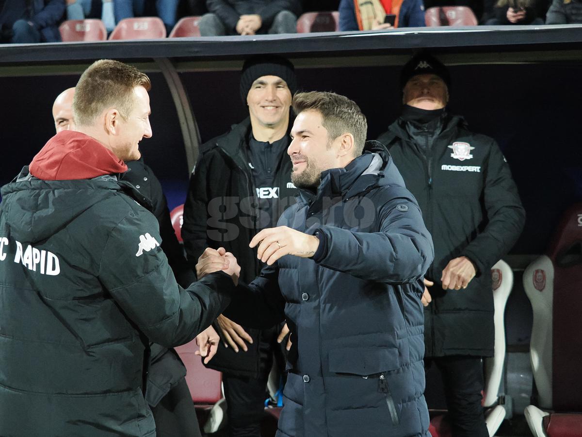 Fotbalistul dorit de Mutu la CFR Cluj, în tribune la înfrângerea cu Rapid » Cum l-au surprins reporterii GSP