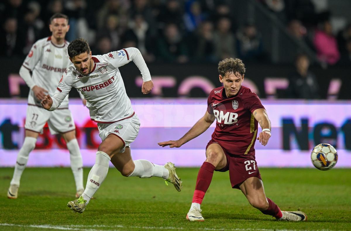 Cele mai spectaculoase imagini din CFR Cluj - Rapid, 10 februarie 2024
