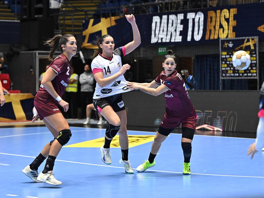 Kristina Novak, într-un duel cu Rapid / FOTO: Imago CSM București - Esbjerg, în etapa #5 din Liga Campionior! » Vicecampioana României vine după 2 înfrângeri