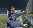 Răzvan Lucescu - steag Rapid vs Steaua, pe Ghencea