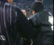 Răzvan Lucescu - steag Rapid vs Steaua, pe Ghencea
