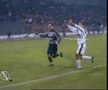 Răzvan Lucescu - steag Rapid vs Steaua, pe Ghencea