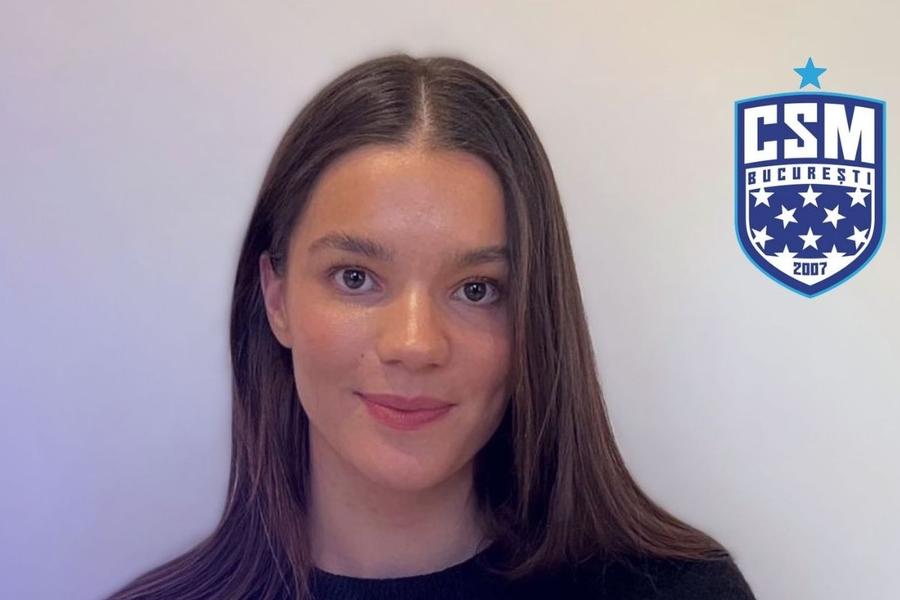 Kristina Novak, noua jucătoare a CSM-ului. FOTO: CSM București CSM București, campioana României la handbal feminin, a anunțat transferul unui inter dreapta