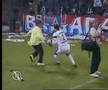 Răzvan Lucescu - steag Rapid vs Steaua, pe Ghencea