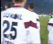 Răzvan Lucescu - steag Rapid vs Steaua, pe Ghencea
